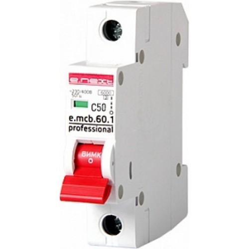 Автоматичний вимикач e.mcb.pro.60.1.С50
