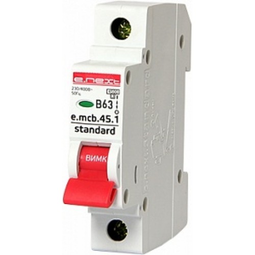 Автоматичний вимикач e.mcb.stand.45.1.B63