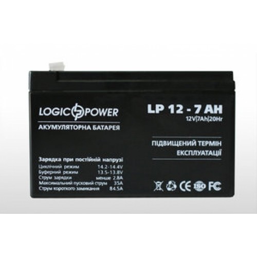 Акумулятор кислотний LP 12-7AH LogicPower