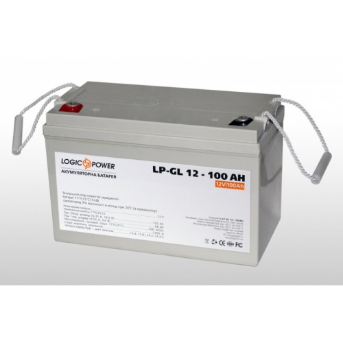Акумулятор кислотний LP-GL 12-100 AH LogicPower
