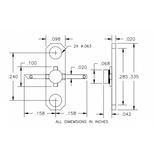 Транзистор полевой СВЧ/РЧ EPA160A-100P Excelics