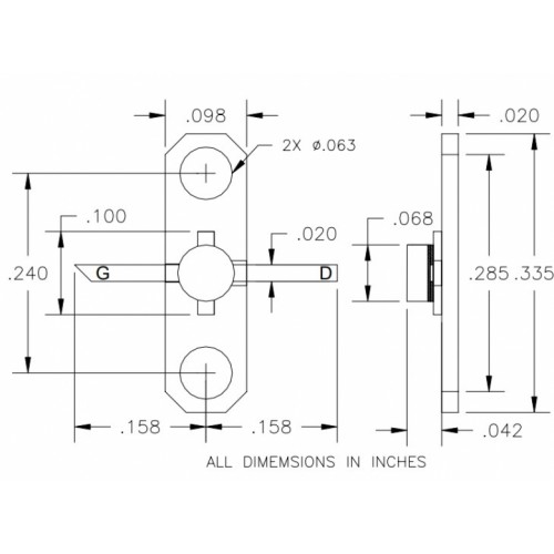 Транзистор полевой СВЧ/РЧ EPA240B-100P Excelics