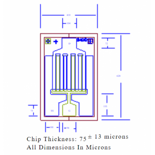 Транзистор полевой СВЧ/РЧ EFC240D Excelics