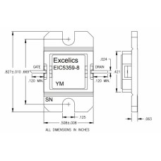 Транзистор польовий ВЧ/НВЧ EIC5359-8 Excelics