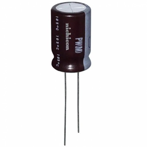 Конденсатор електролітичний (AL-Low-ESR) UPW1E102MHD Nichicon