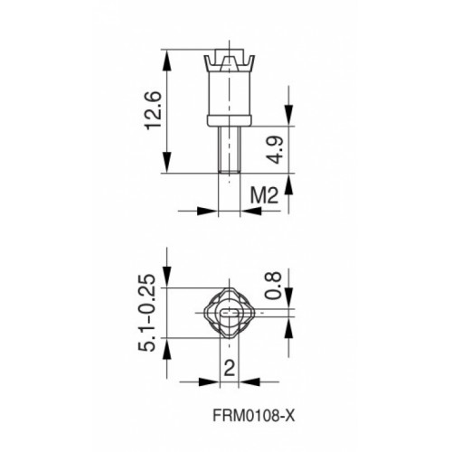 Гвинт для трансформатора B65812B3003X022 EPCOS