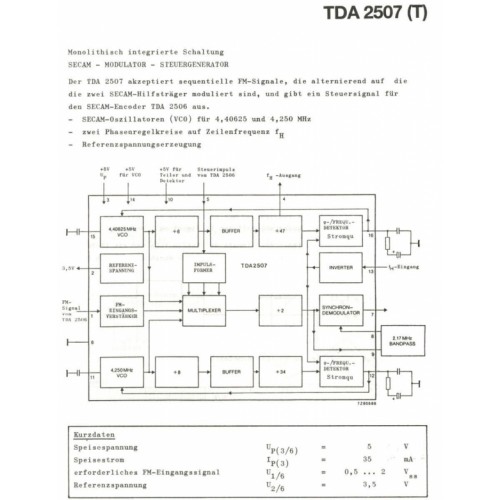 Интегральная микросхема TDA2507 Philips