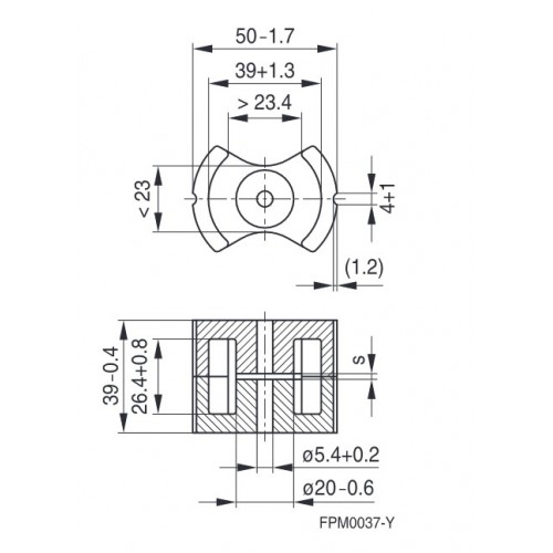 Сердечник ферритовый B65646A0510A048 EPCOS