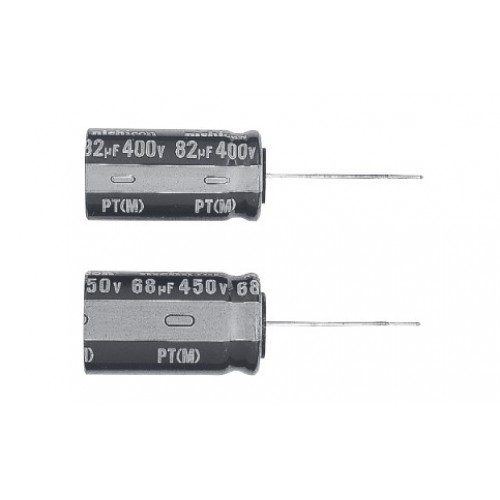 Конденсатор алюминиевый выводной UPT2G680MHD Nichicon