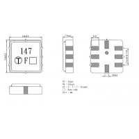 Фильтр на ПАВ TA147FD TAI-SAW