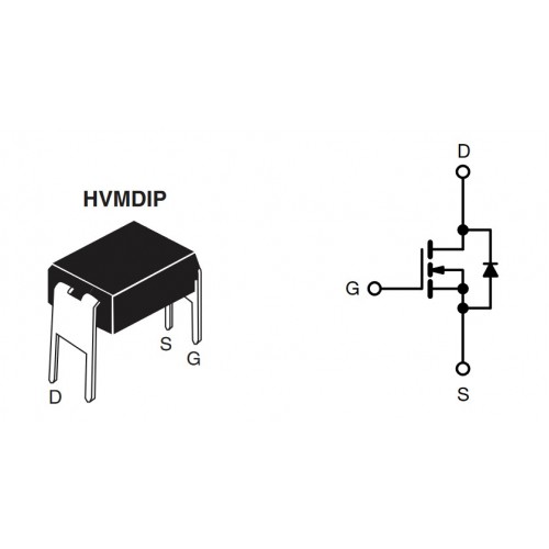 Транзистор польовий IRFD024PBF Vishay