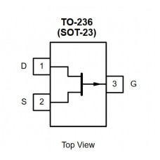 Транзистор полевой SST177 Vishay