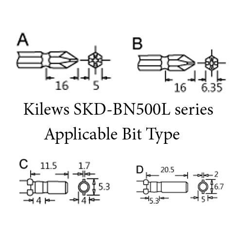 Электроотвертка SKD-BN512LB-ESD-CE Kilews