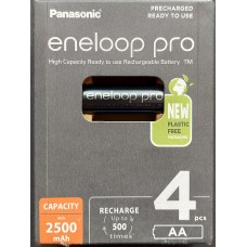 Акумулятор АA Panasonic Eneloop Pro BK-3HCDE/4BE AA/(HR6)