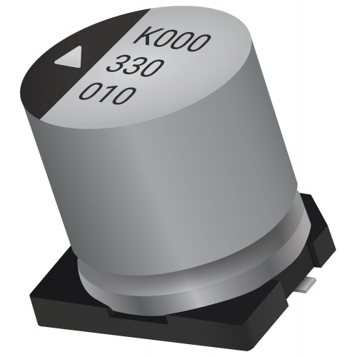 Конденсатор алюмінієвий SMD AEK0810221M025R AVX