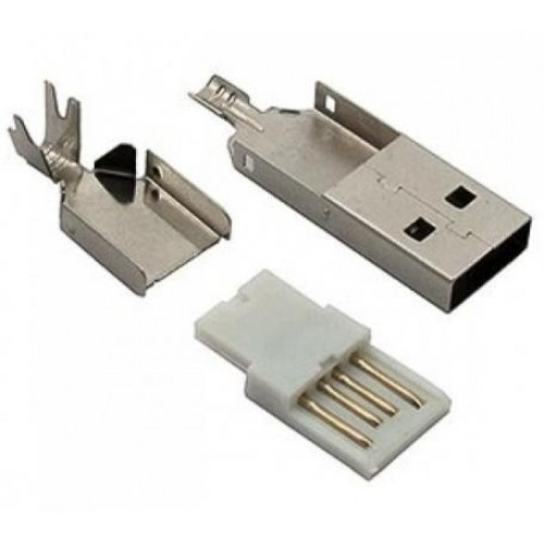 Вилка USB KLS1-182-W KLS