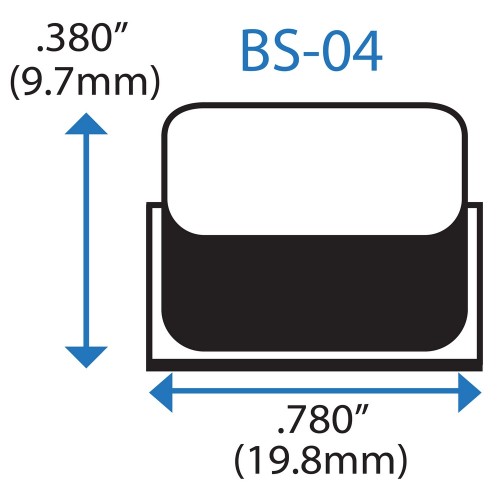 Бампер квадратный BS04 BSI (черный)