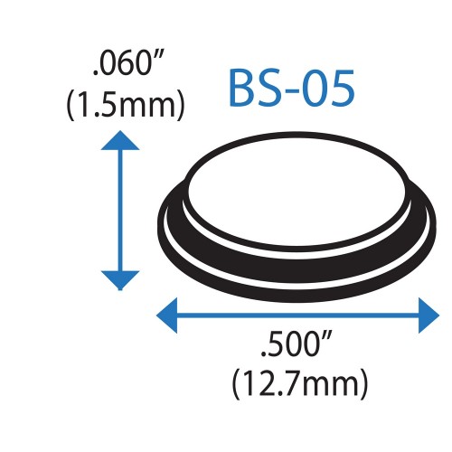 Бампер цилиндрический BS05 BSI (черный)