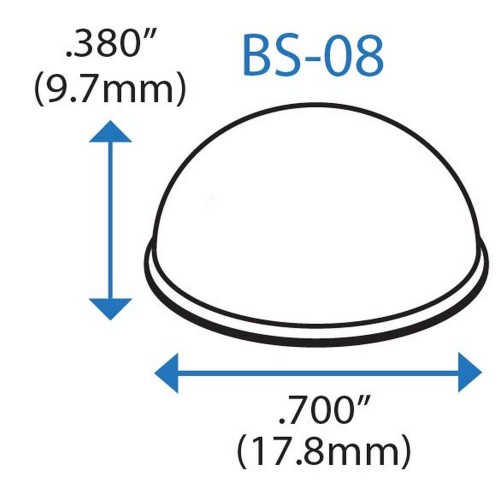 Бампер полусферический BS08 BSI (черный)