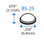 Бампер полусферический BS25 BSI (прозрачный)
