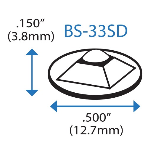 Бампер демпфирующий BS33 BSI (прозрачный)