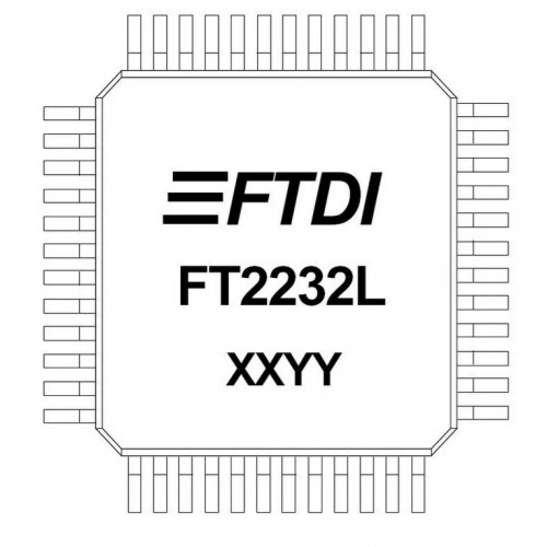 Інтерфейсна ІМС FT2232L FTDI