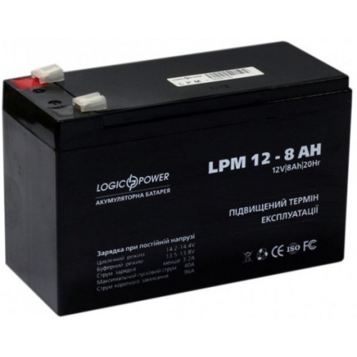Акумулятор кислотний LPM 12-8AH LogicPower