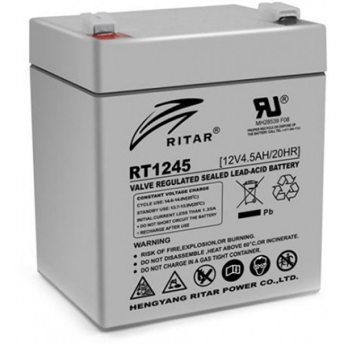 Аккумулятор кислотный RT1245 Ritar
