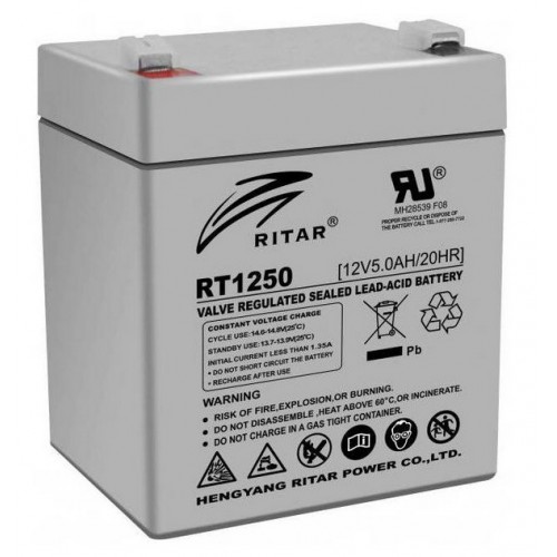 Аккумулятор кислотный RT1250 Ritar