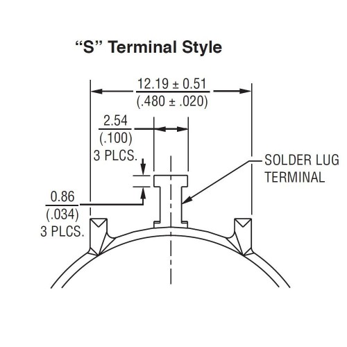 Резистор змінний вивідний 3590S-2-102L Bourns