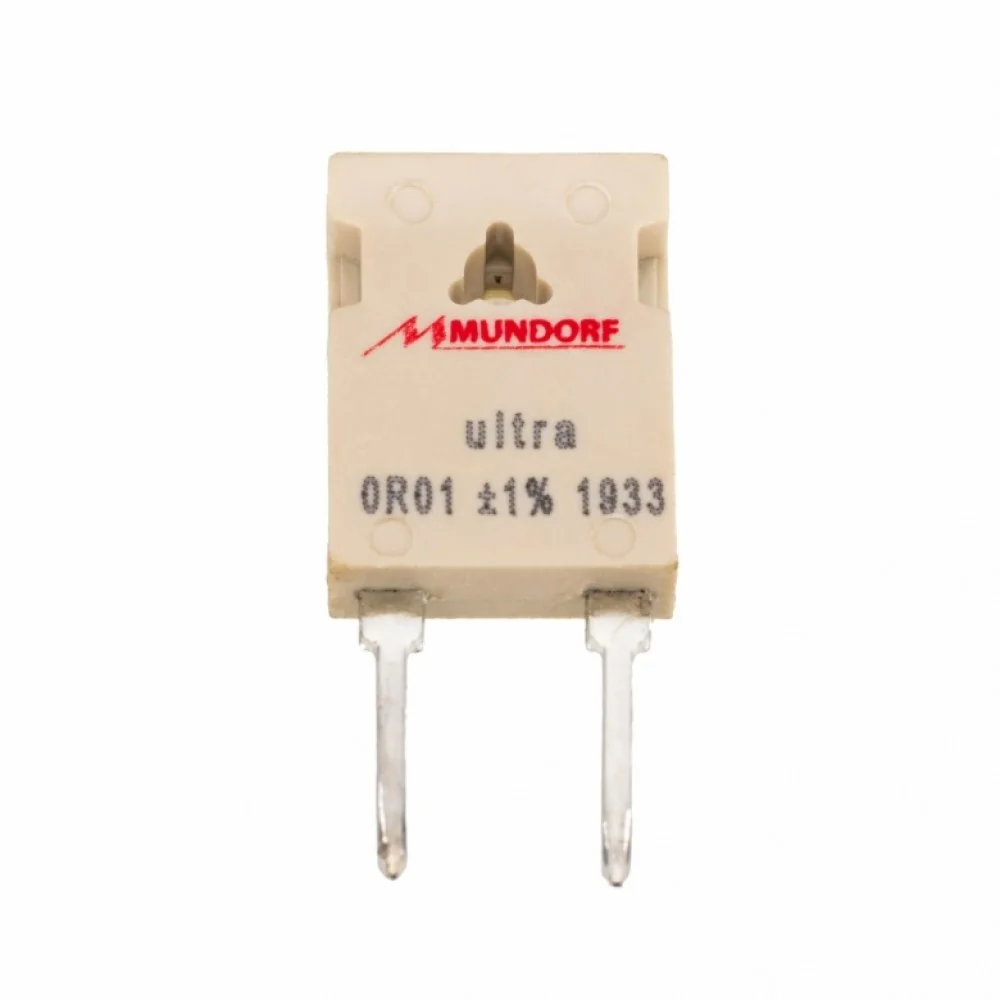 Резистор Mundorf MREU30-0,10T1C  MResist ultra 3/30W ±30ppm/K 0,1 Ом 1 % 30/3 Вт 500 В (AC) d14x51 мм L15,5xH21,1xZ4,6 mm